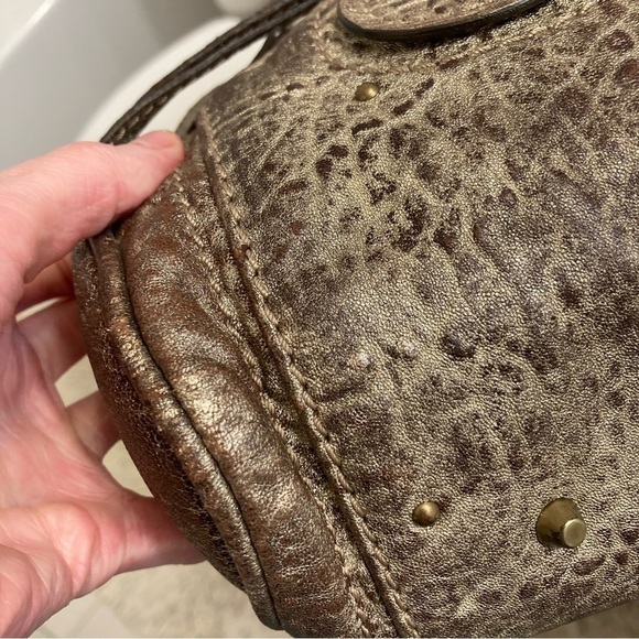Chloe brown metallic paddington satchel bag rare - Picture 15 of 16